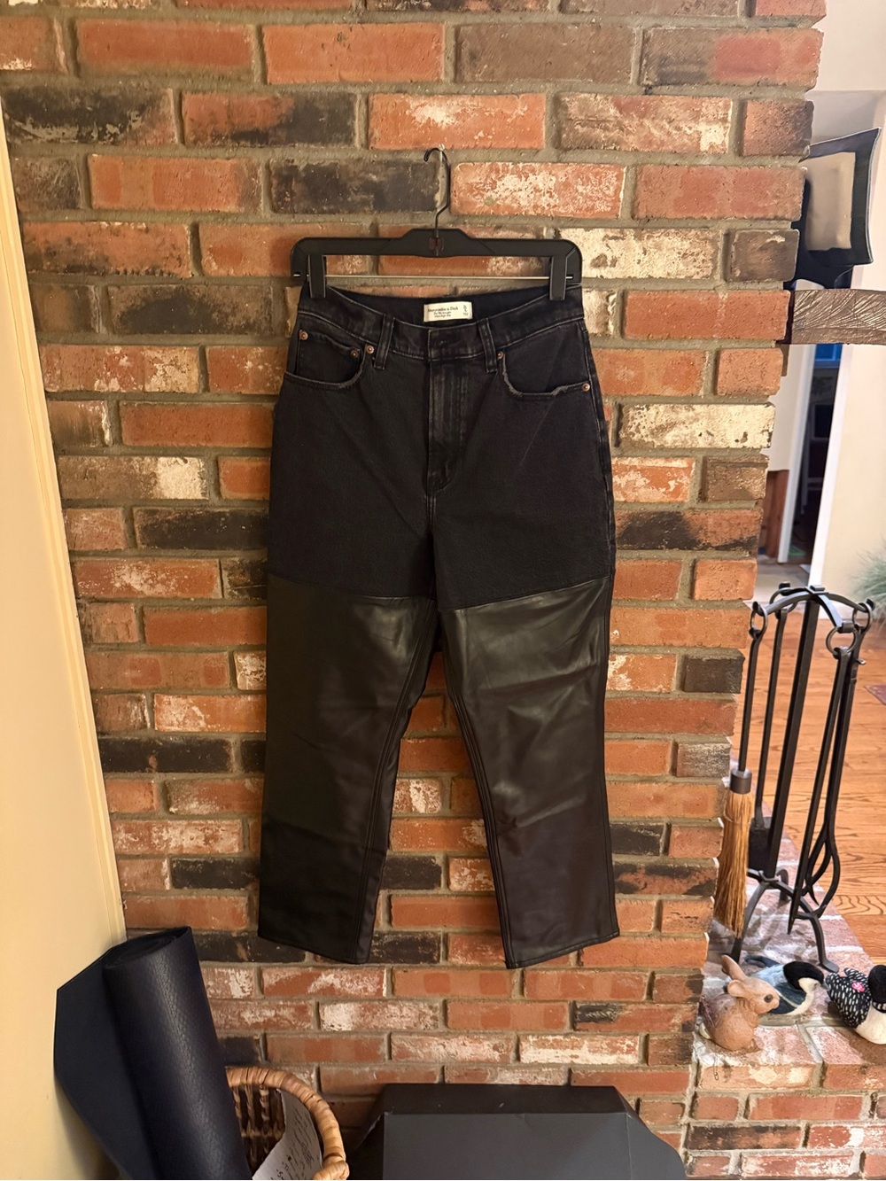 Abercrombie Mixed Material Jeans